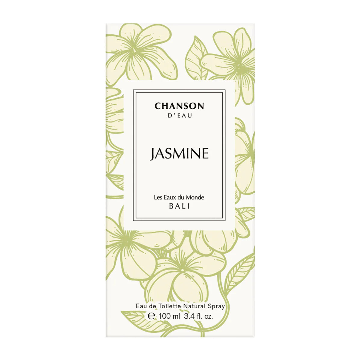 Chanson D’Eau Jasmine Eau de Toilette. Natural Spray for Women 100ml.