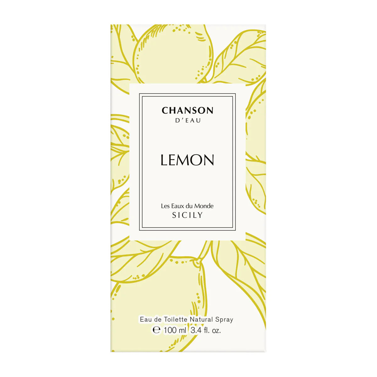 Chanson D’Eau Lemon Eau de Toilette. Natural Spray for Women 100ml.