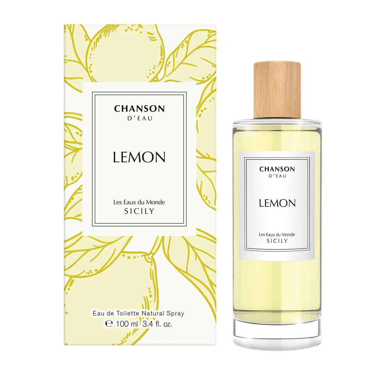 Chanson D’Eau Lemon Eau de Toilette. Natural Spray for Women 100ml.