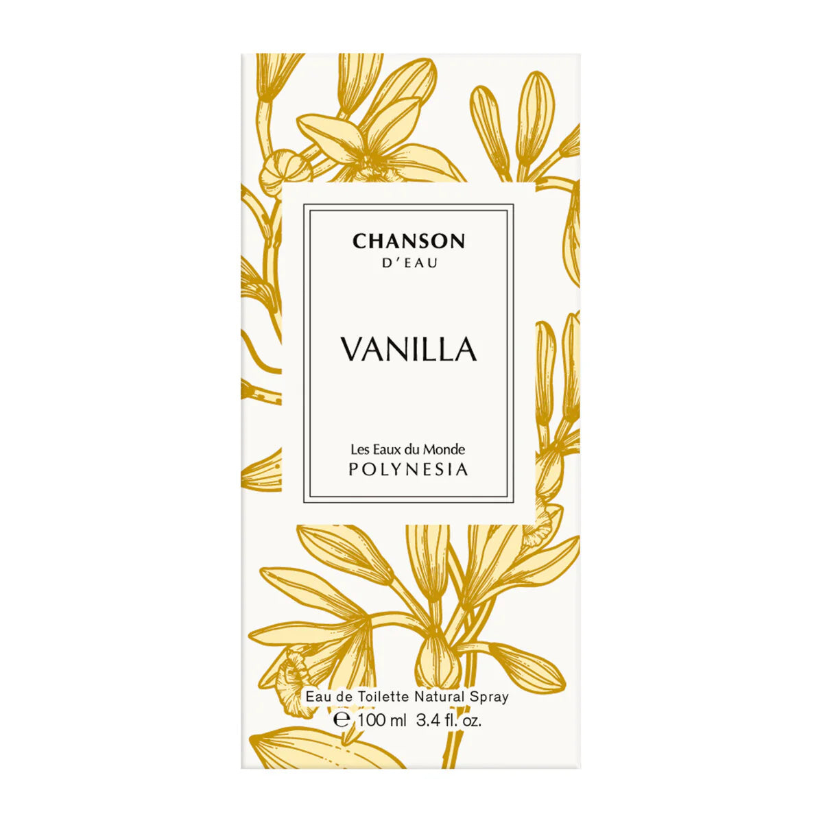Chanson D’Eau Vanilla Eau de Toilette. Natural Spray for Women 100ml.