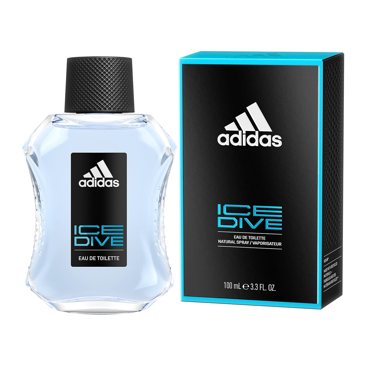 Adidas Ice Dive Eau de Toilette. Natural Spray 100ml.