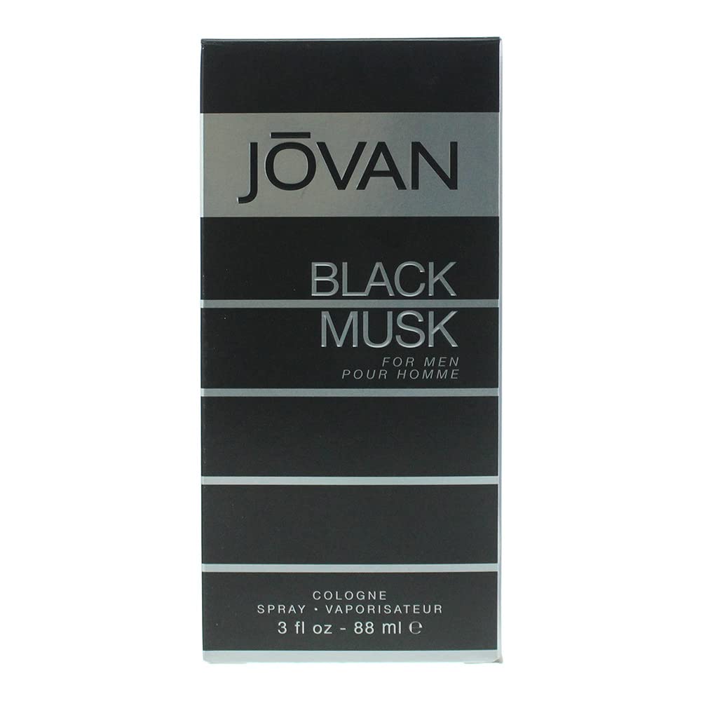 Jōvan Black Musk Cologne Spray for Men 88ml.
