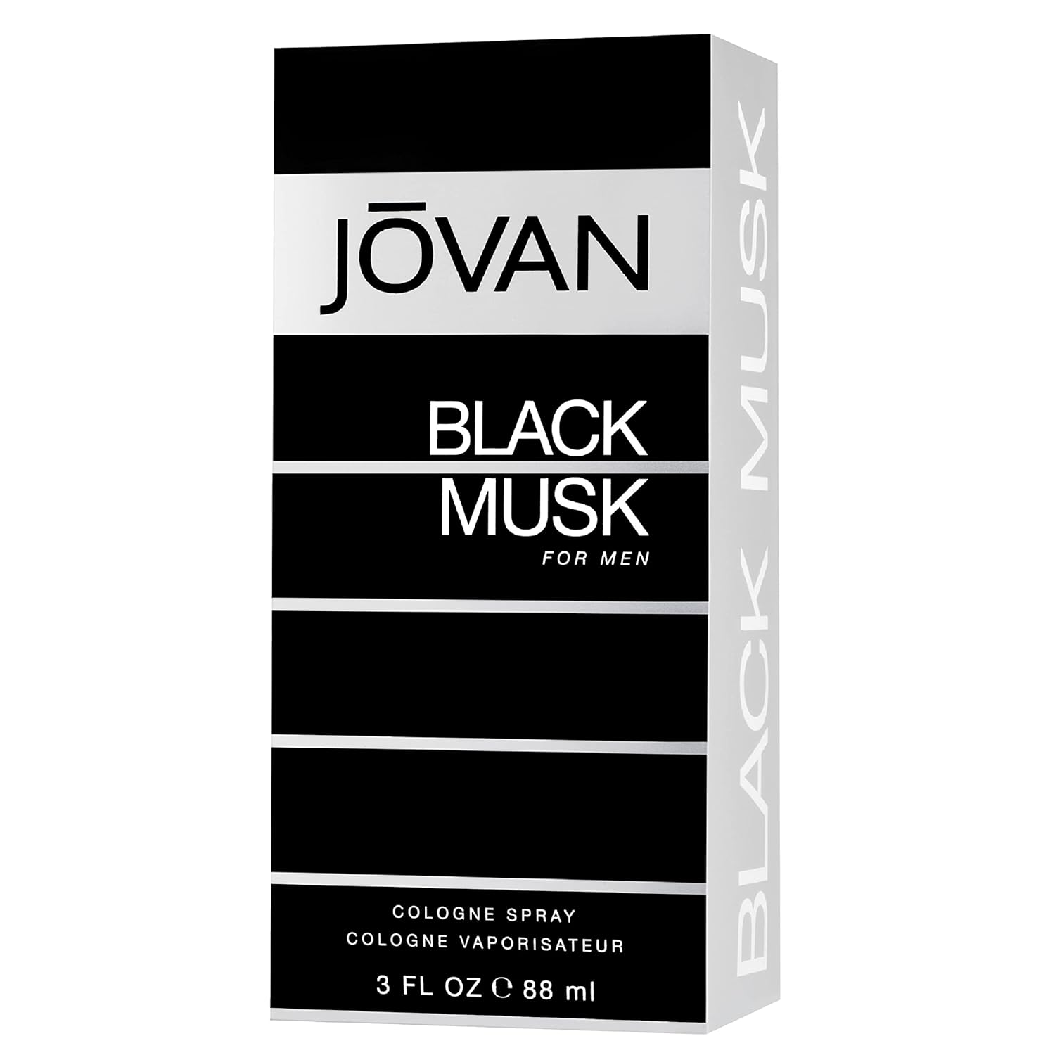 Jōvan Black Musk Cologne Spray for Men 88ml.
