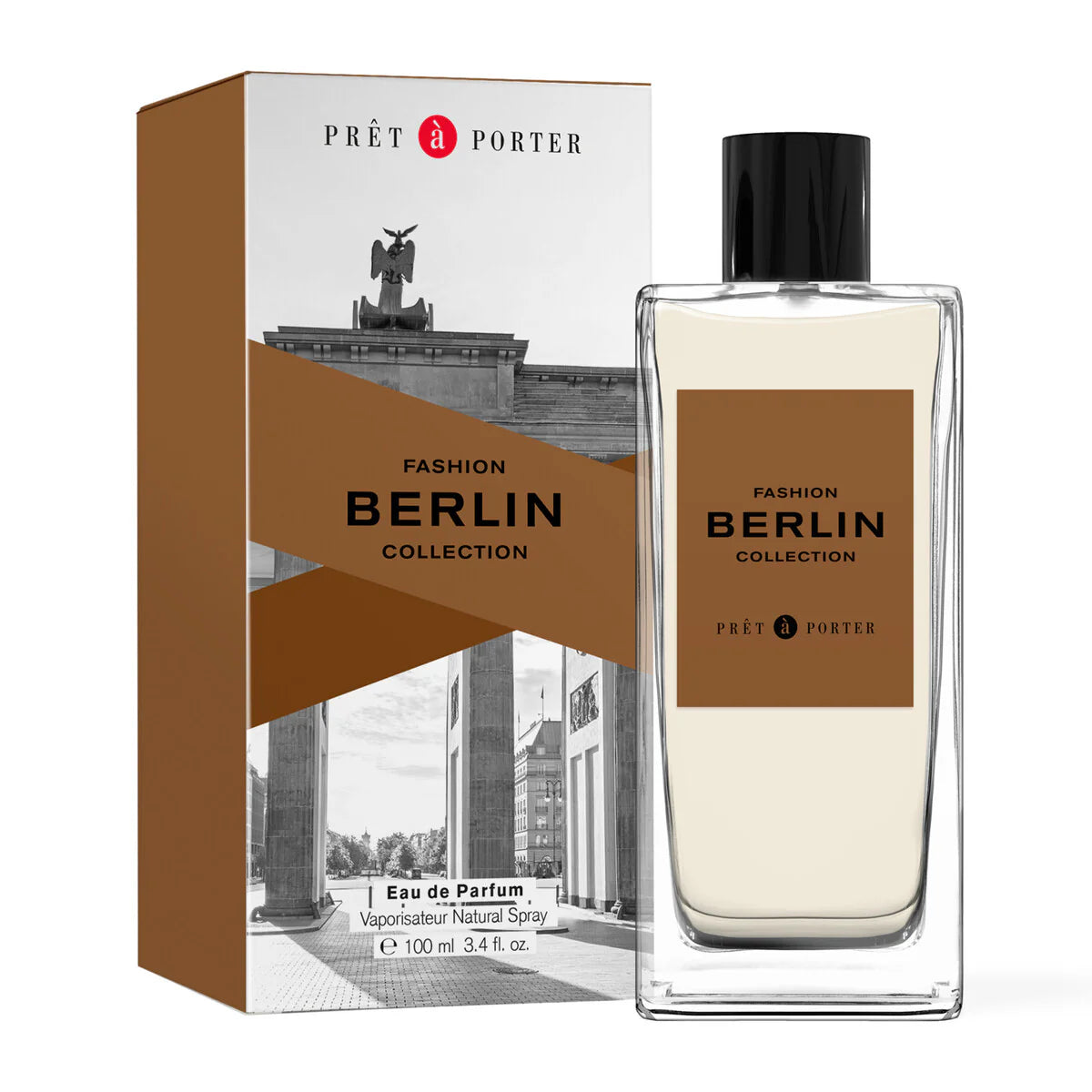 Prêt à Porter Berlin Eau de Parfum. Natural Spray for Men 100ml.