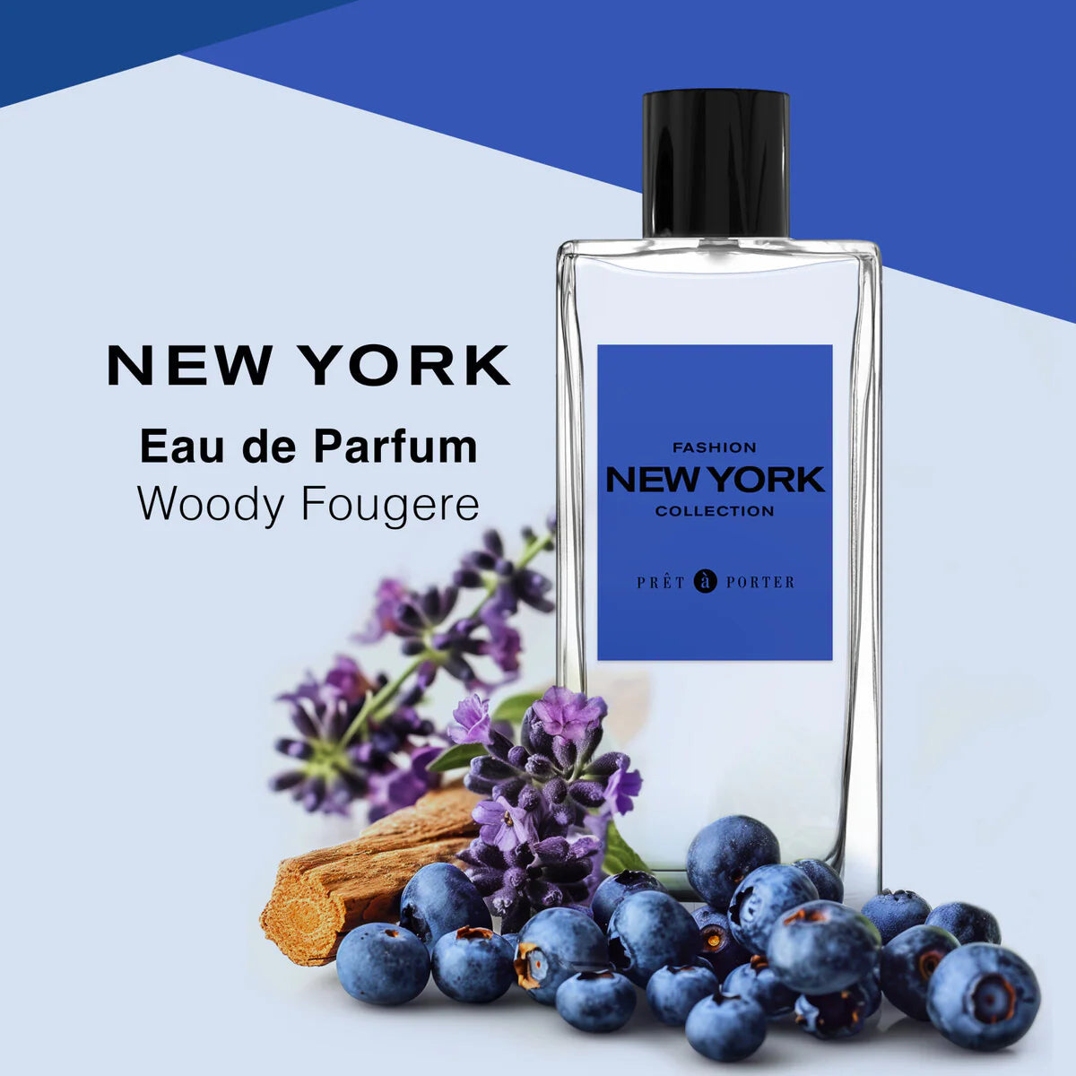 Prêt à Porter New York Eau de Parfum. Natural Spray for Men 100ml.