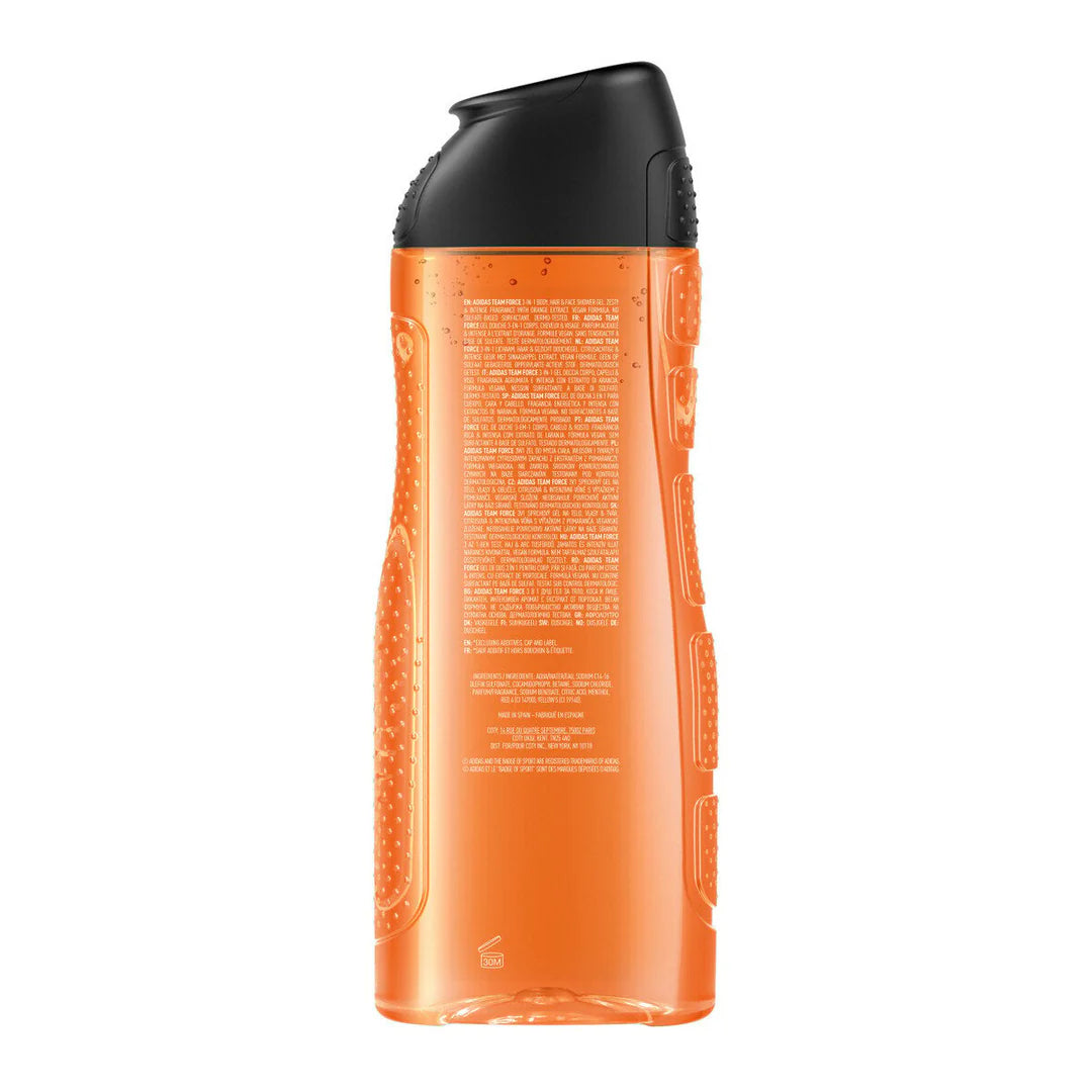 Adidas Team Force Shower Gel. 400ml.